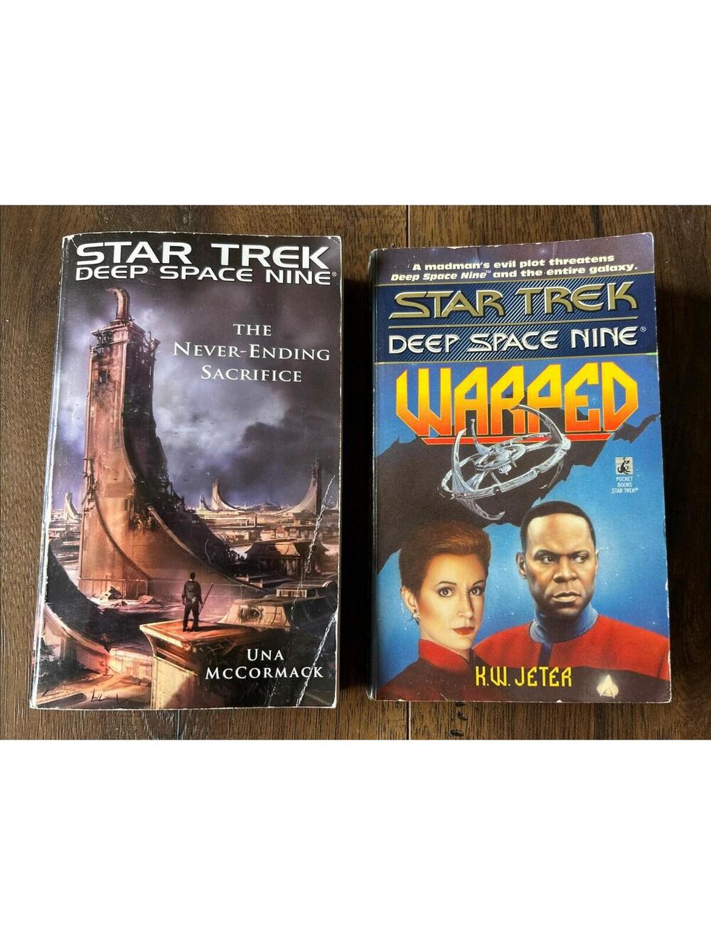 Star Trek: Deep Space Nine: Lot Of 2 -  Warped & The Never-Ending Sacrifice